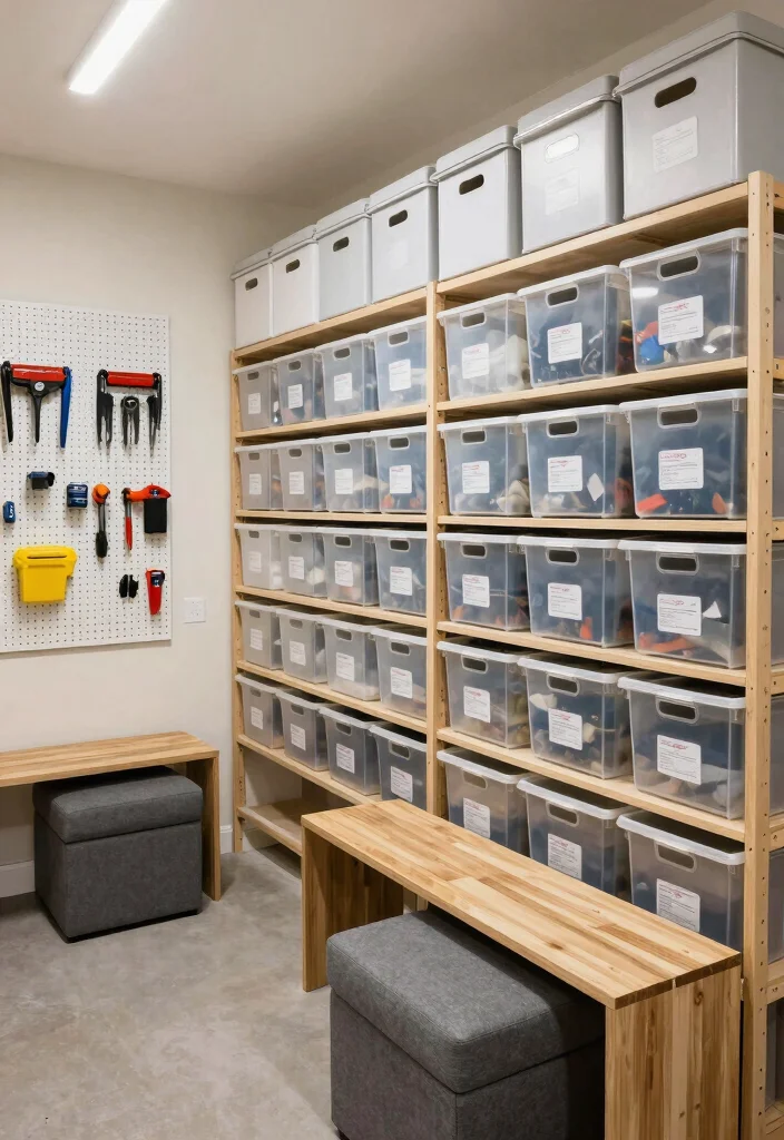 16 Small Basement Layout Ideas for Better Space Planning 10. Efficient Storage Solutions 0