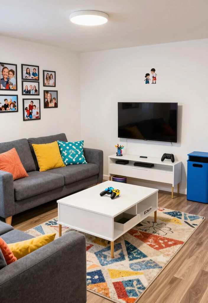 16 Small Basement Layout Ideas for Better Space Planning 2. Multifunctional Family Room 0