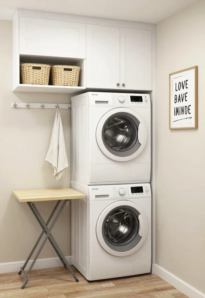 16 Small Basement Layout Ideas for Better Space Planning 4. Stylish Laundry Area 0