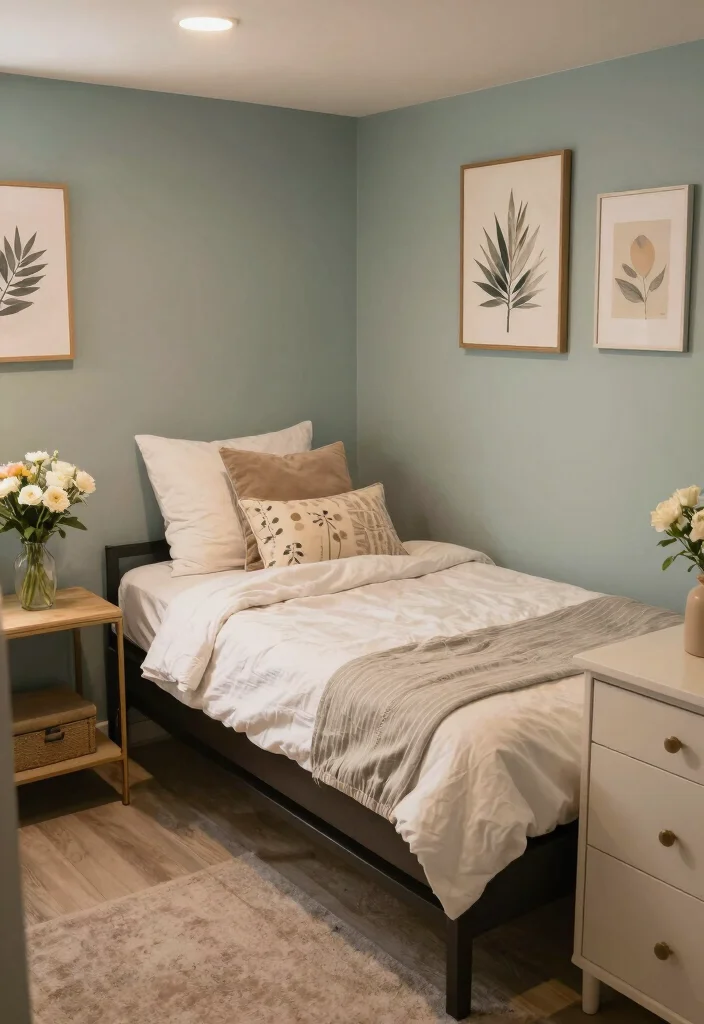 16 Small Basement Layout Ideas for Better Space Planning 5. Inviting Guest Suite 0