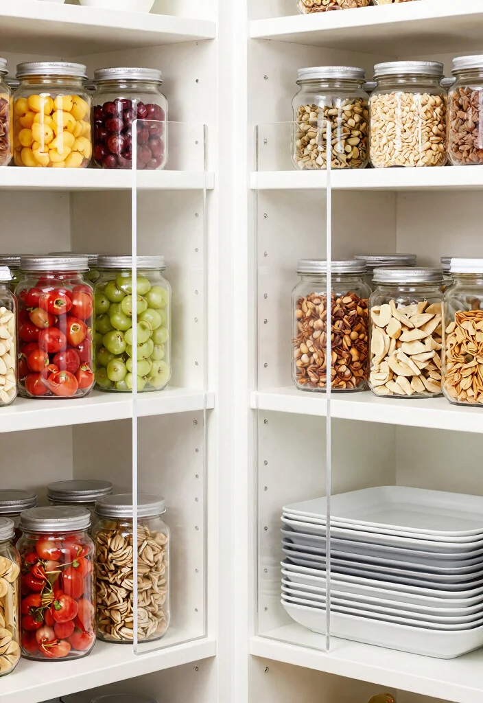 16 Small Pantry Organization Ideas for Tight Kitchens 11. Vertical Dividers 0
