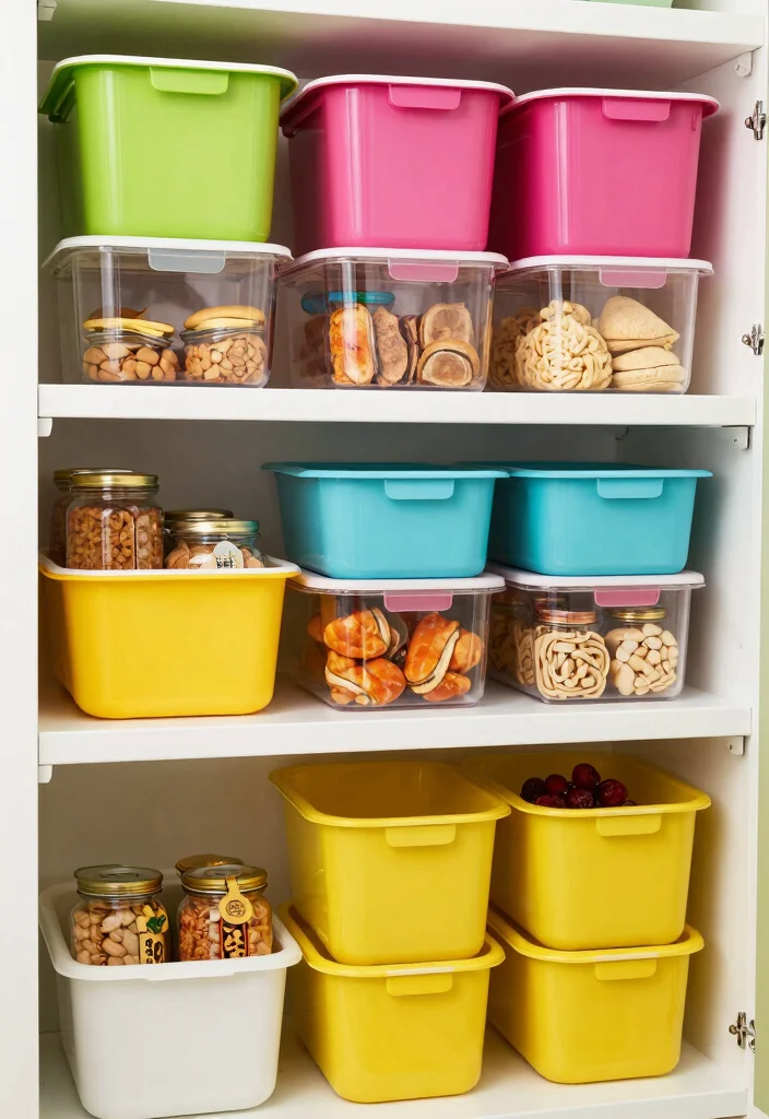 16 Small Pantry Organization Ideas for Tight Kitchens 14. Color Coded Organization 0
