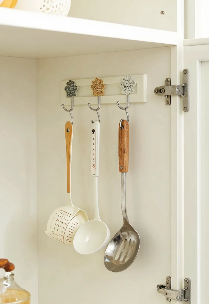 16 Small Pantry Organization Ideas for Tight Kitchens 16. Maximize Vertical Space with Hooks 0