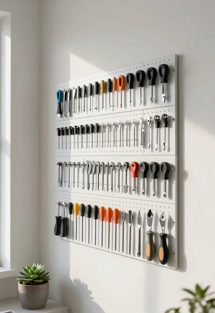 16 Small Shed Organization Ideas for Outdoor Storage 4. Magnetic Tool Strips 0