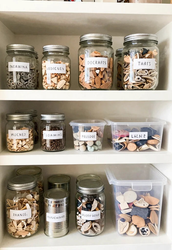 16 Small Shed Organization Ideas for Outdoor Storage 9. Recycled Containers for Storage 0