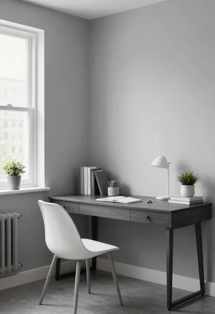 16 Study Wall Decor Ideas for Focused Spaces 32 16 Study Wall Decor Ideas for Focused Spaces 12. Monochromatic Color Schemes 0