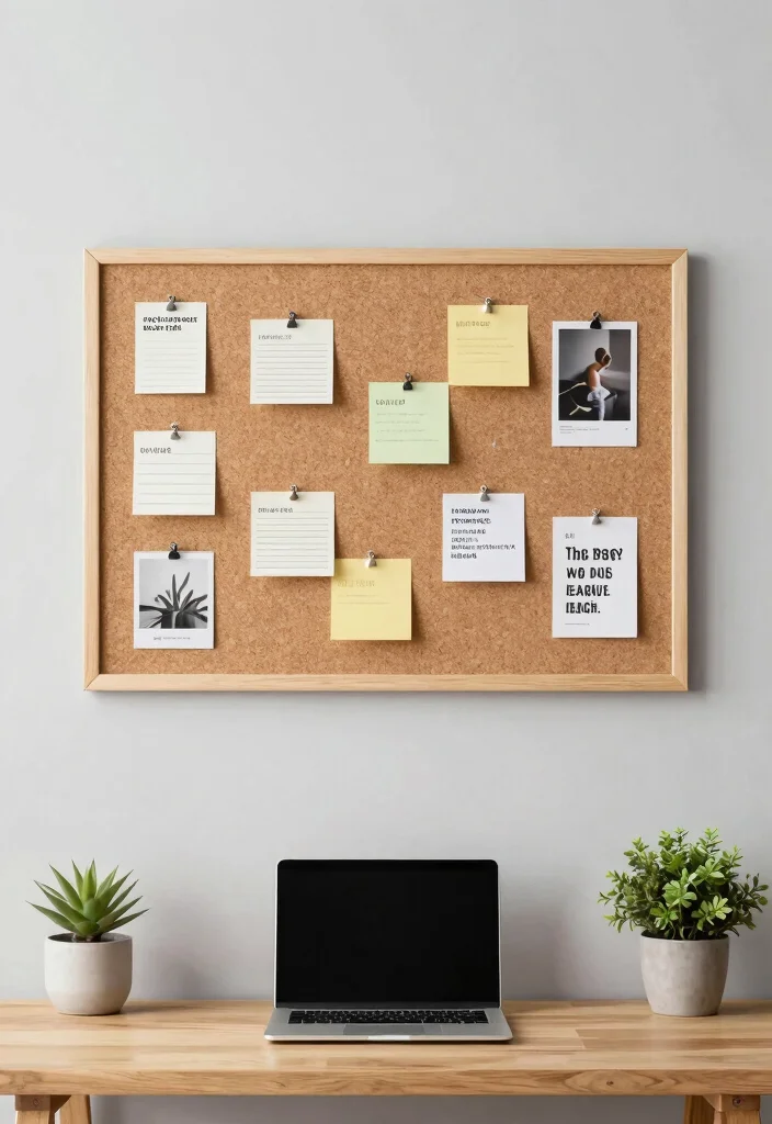 16 Study Wall Decor Ideas for Focused Spaces 5 16 Study Wall Decor Ideas for Focused Spaces 5. Organized Corkboard 0