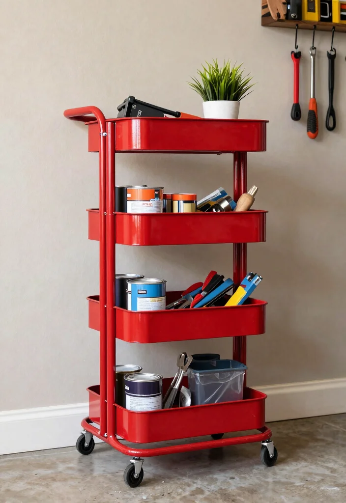 16 Tool Organization Ideas for Garage Storage 14 16 Tool Organization Ideas for Garage Storage 4. Rolling Tool Carts 0