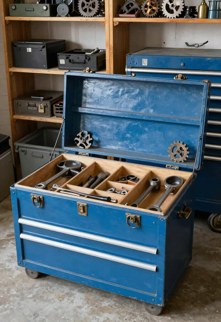 16 Tool Organization Ideas for Garage Storage 26 16 Tool Organization Ideas for Garage Storage 6. Tool Chest Transformation 0