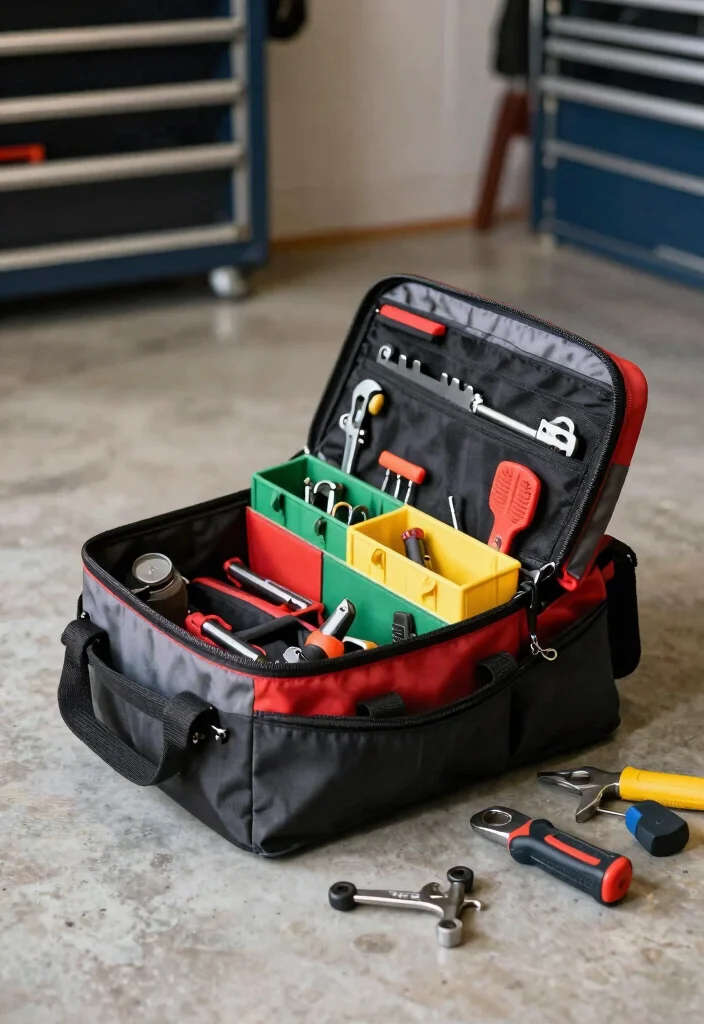 16 Tool Organization Ideas for Garage Storage 39 16 Tool Organization Ideas for Garage Storage 9. Rolling Tool Bags for Flexibility 0