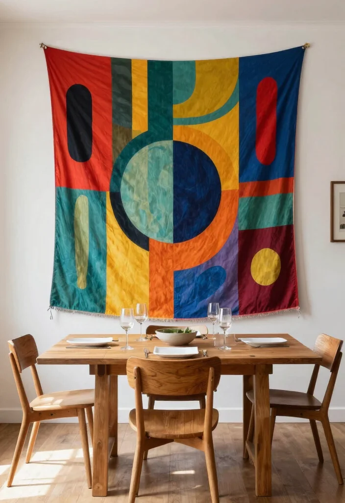 18 Aesthetic Wall Decor Ideas for Modern Homes 11. Bold Color Accents 0