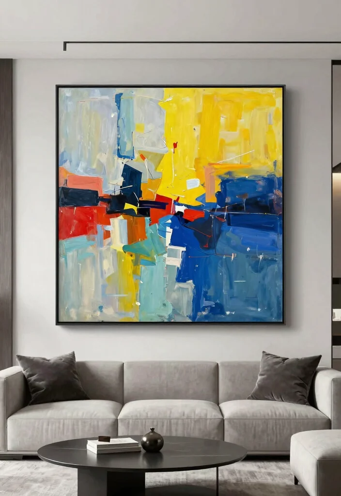 18 Aesthetic Wall Decor Ideas for Modern Homes 17. Custom Art 0