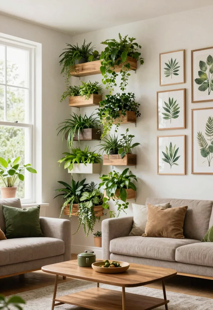 18 Aesthetic Wall Decor Ideas for Modern Homes 6. Nature Inspired Decor 0