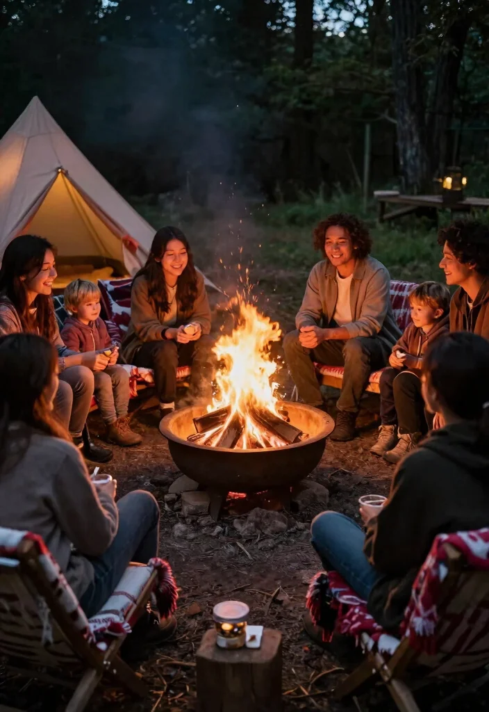 18 Backyard Fire Pit Lounge Ideas for Relaxed Entertaining 64 18 Backyard Fire Pit Lounge Ideas for Relaxed Entertaining 14. Campfire Charm 0