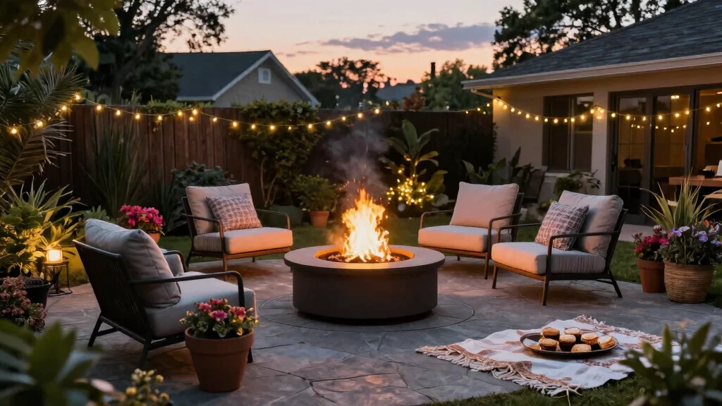 18 Backyard Fire Pit Lounge Ideas for Relaxed Entertaining