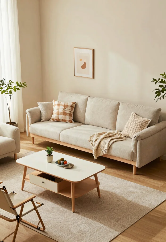 18 Basement Apartment Ideas for Extra Living Space 1. Multifunctional Furniture Magic 0