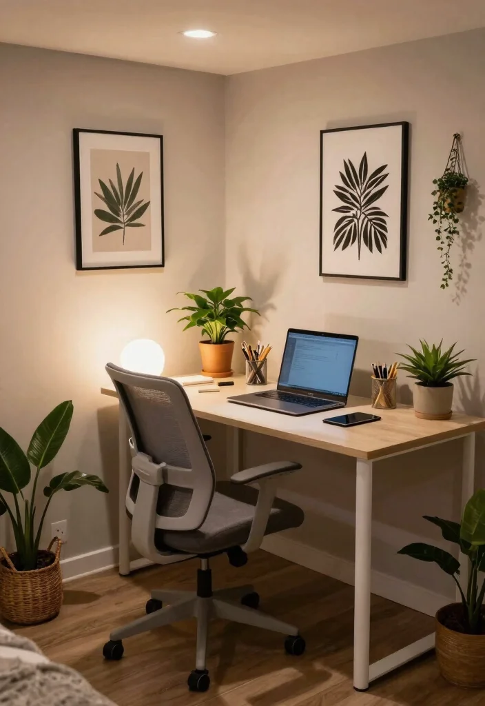 18 Basement Apartment Ideas for Extra Living Space 13. Designate a Work from Home Zone 0