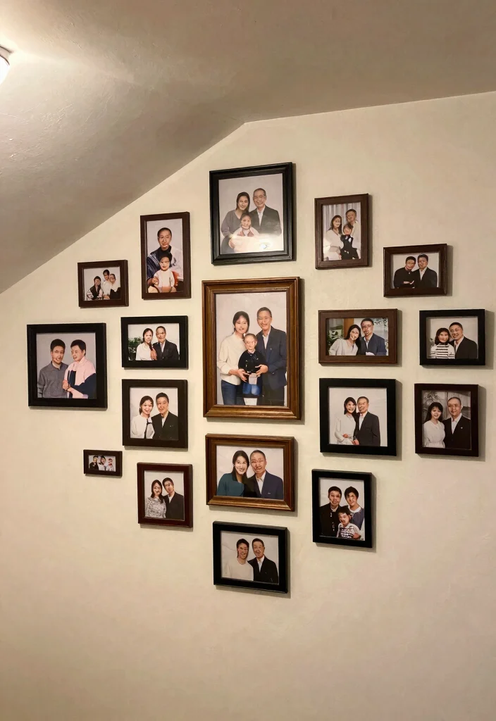 18 Basement Apartment Ideas for Extra Living Space 16. Personalize with Family Photos 0