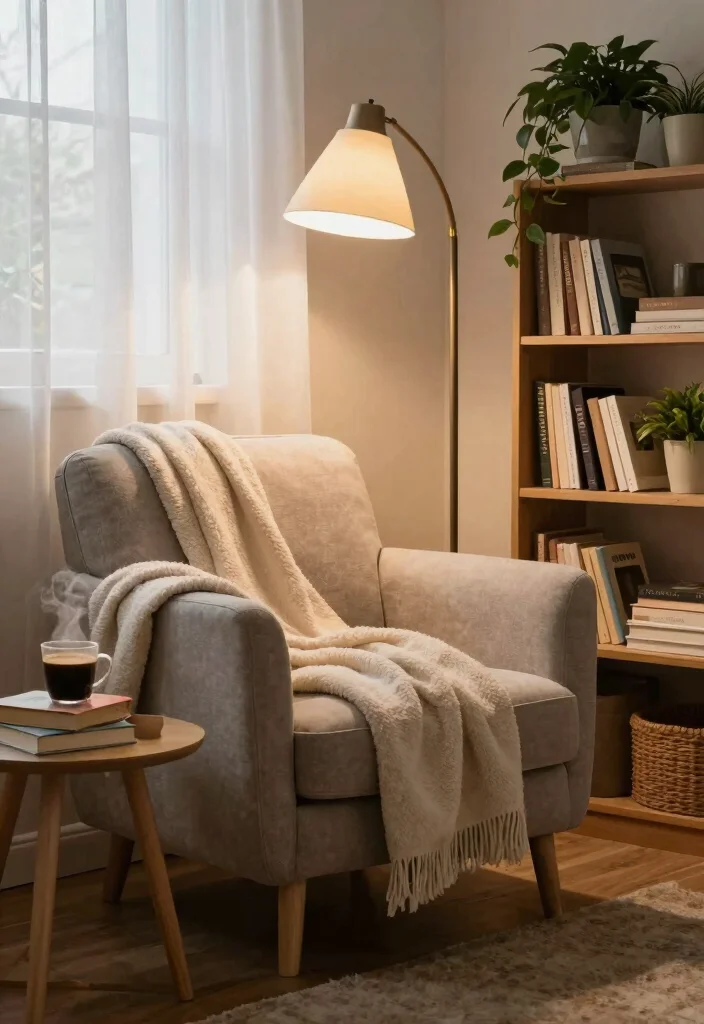 18 Basement Apartment Ideas for Extra Living Space 2. Cozy Reading Nooks 0