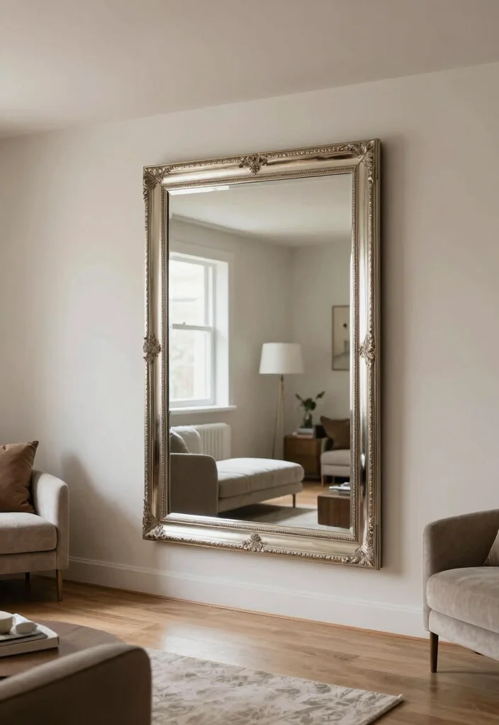 18 Basement Apartment Ideas for Extra Living Space 5. Use Mirrors to Amplify Light 0