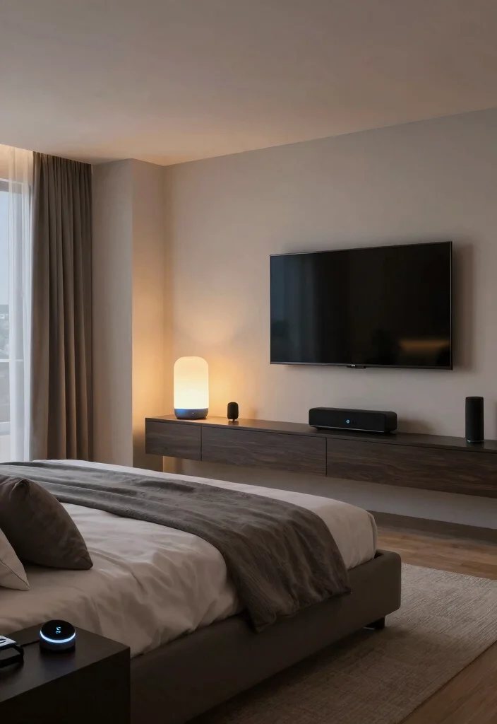 18 Basement Bedroom Ideas for Guests or Family 44 18 Basement Bedroom Ideas for Guests or Family 14. Smart Tech Integration 0