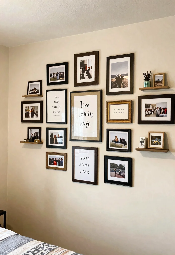 18 Basement Bedroom Ideas for Guests or Family 57 18 Basement Bedroom Ideas for Guests or Family 17. Personalized Gallery Wall 0