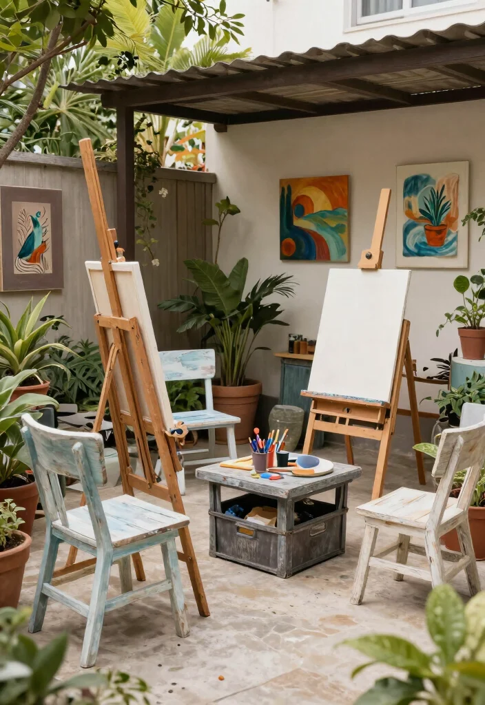 18 Bloxburg Backyard Ideas for Creative and Modern Builds 65 18 Bloxburg Backyard Ideas for Creative and Modern Builds 15. Outdoor Art Studio 0