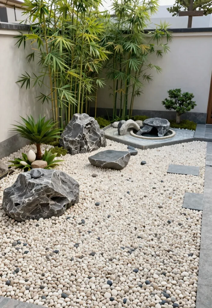 18 Bloxburg Backyard Ideas for Creative and Modern Builds 25 18 Bloxburg Backyard Ideas for Creative and Modern Builds 5. Tranquil Zen Garden 0