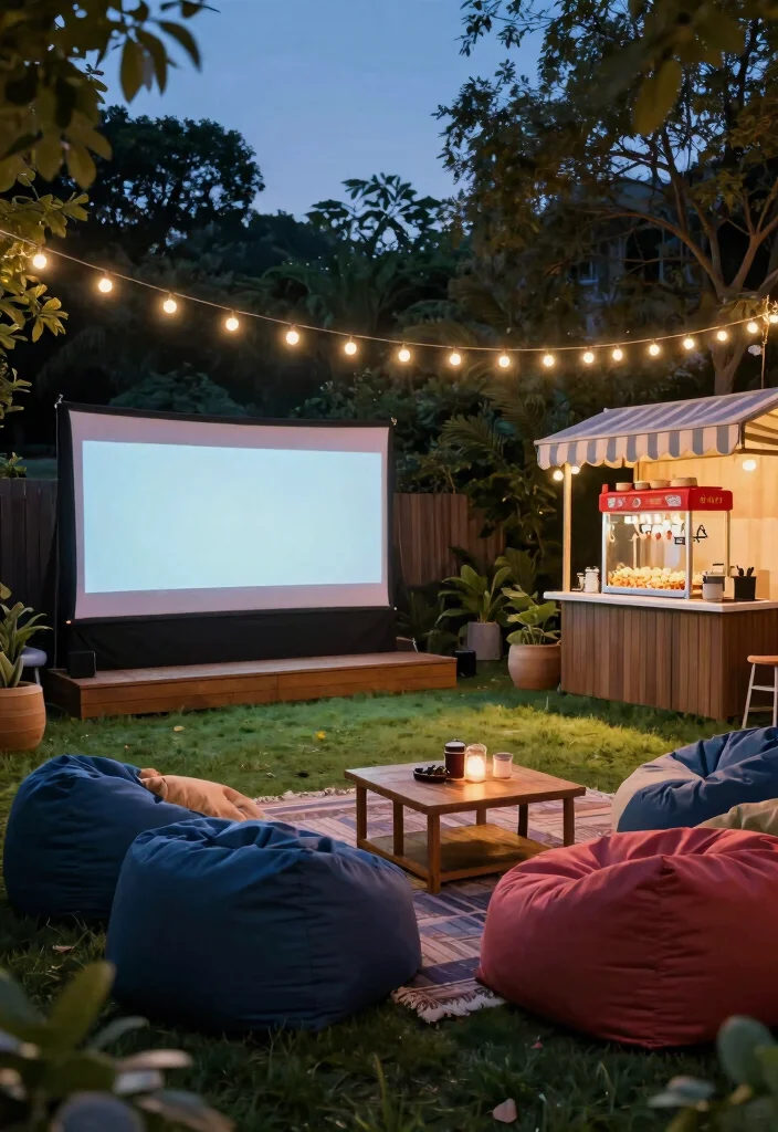 18 Bloxburg Backyard Ideas for Creative and Modern Builds 36 18 Bloxburg Backyard Ideas for Creative and Modern Builds 6. Dreamy Outdoor Movie Theater 0