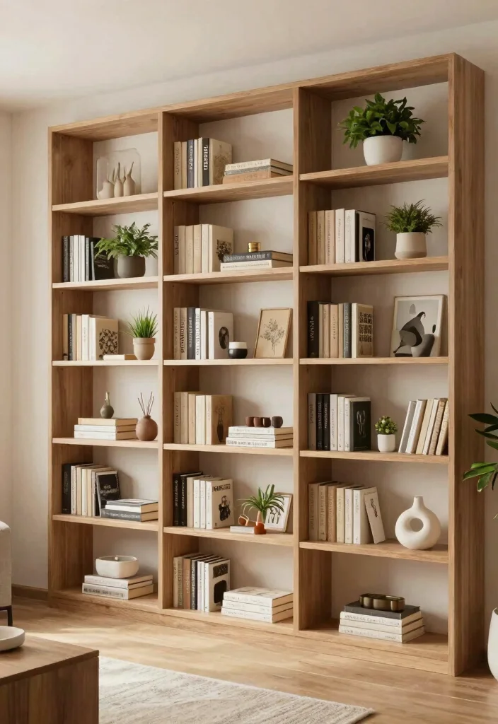 18 DIY Organization Ideas on a Budget That Look Good 17. Utilize Vertical Space with Tall Shelves 0