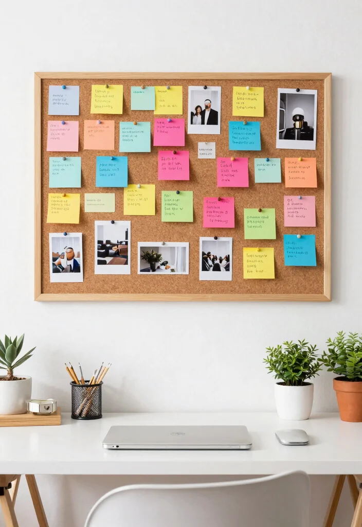 18 DIY Organization Ideas on a Budget That Look Good 8. Cork Board as a Multifunctional Organizer 0