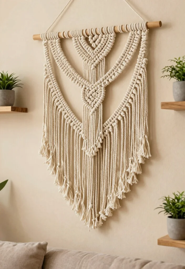 18 Eco-Friendly Wall Decor Ideas for Living Room Styling 1 18 Eco Friendly Wall Decor Ideas for Living Room Styling 1. Macram Wall Hangings 0