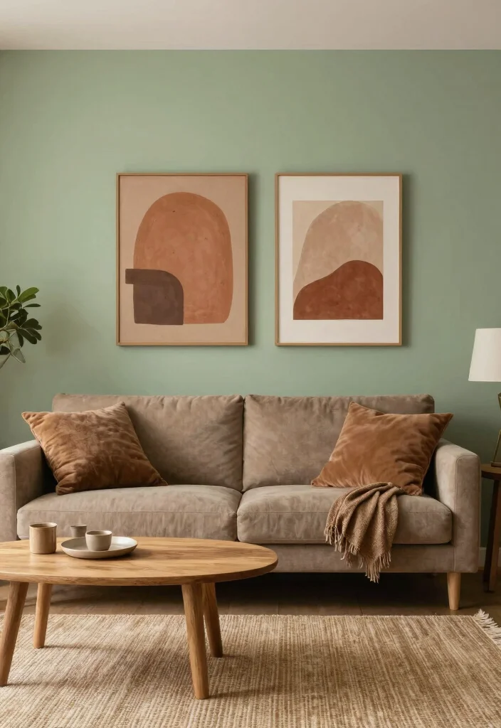 18 Eco-Friendly Wall Decor Ideas for Living Room Styling 68 18 Eco Friendly Wall Decor Ideas for Living Room Styling 18. Earthy Color Palette Decor 0