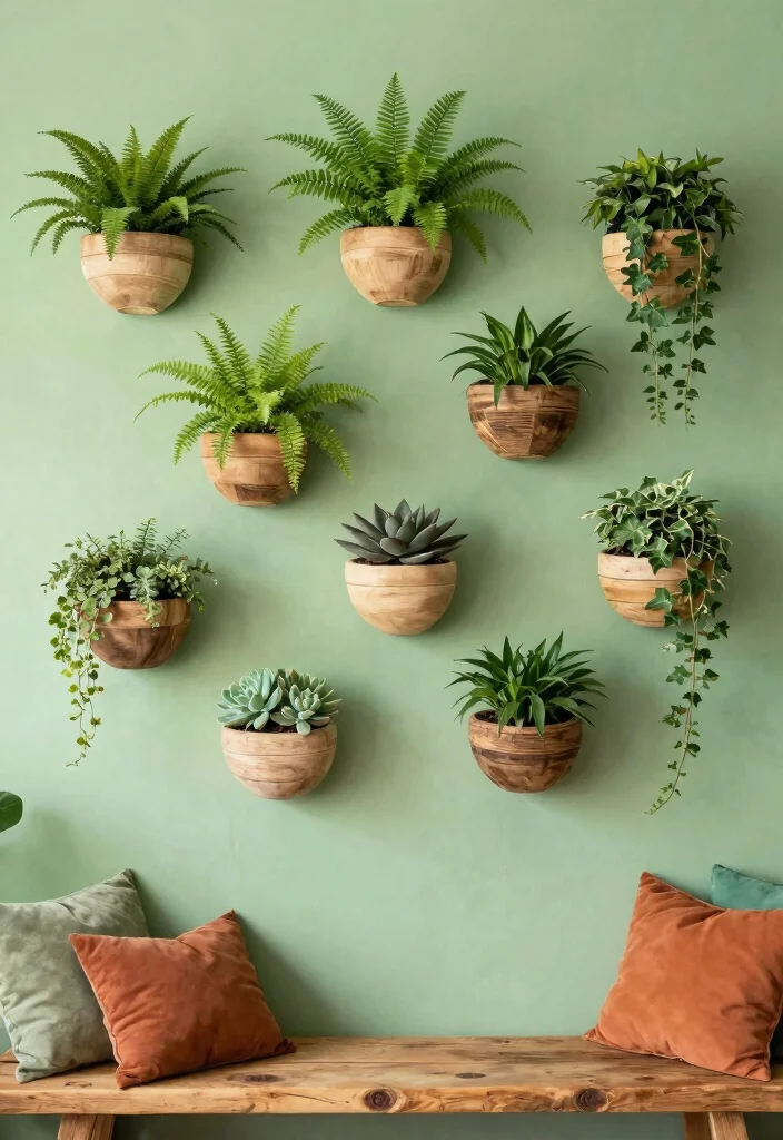 18 Eco-Friendly Wall Decor Ideas for Living Room Styling 23 18 Eco Friendly Wall Decor Ideas for Living Room Styling 3. Living Plant Wall 0