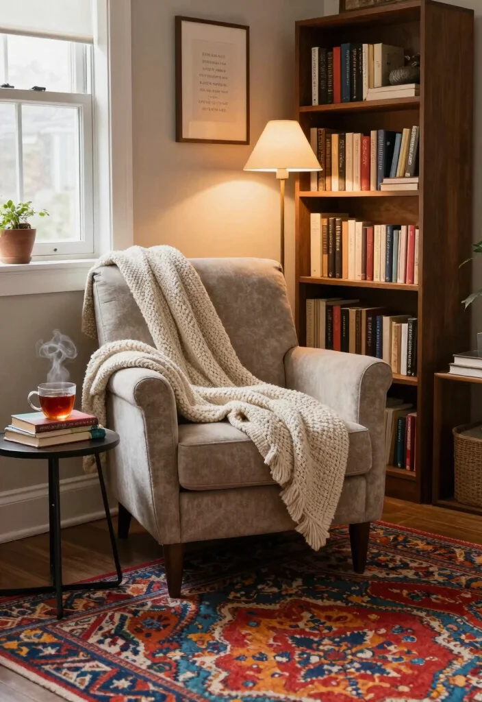 18 Finished Basement Ideas for Comfortable Everyday Living 2. The Reading Nook Hideaway 0