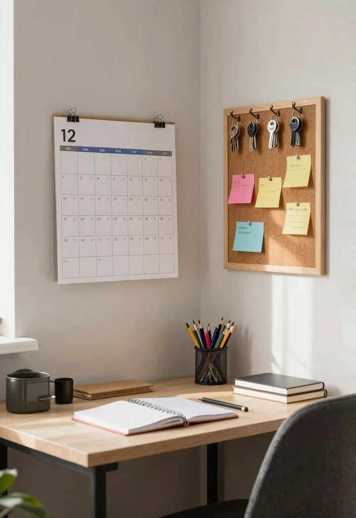 18 Home Organization Ideas for a Clutter Free Lifestyle 4. Create a Command Center 0