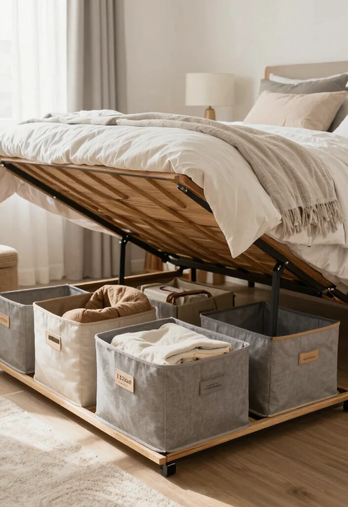 18 Home Organization Ideas for a Clutter Free Lifestyle 5. Utilize Under Bed Storage 0