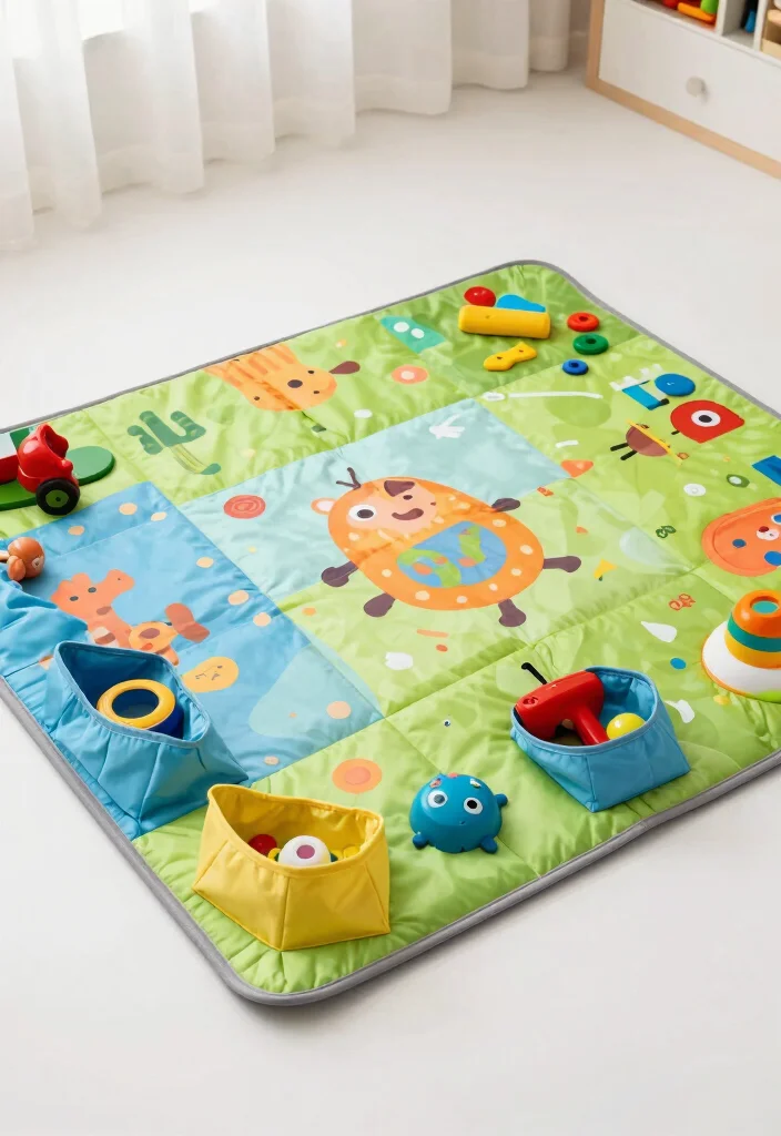 18 Toys Organization Ideas That Are Easy to Maintain 40 18 Toys Organization Ideas That Are Easy to Maintain 10. Play Mat with Storage 0