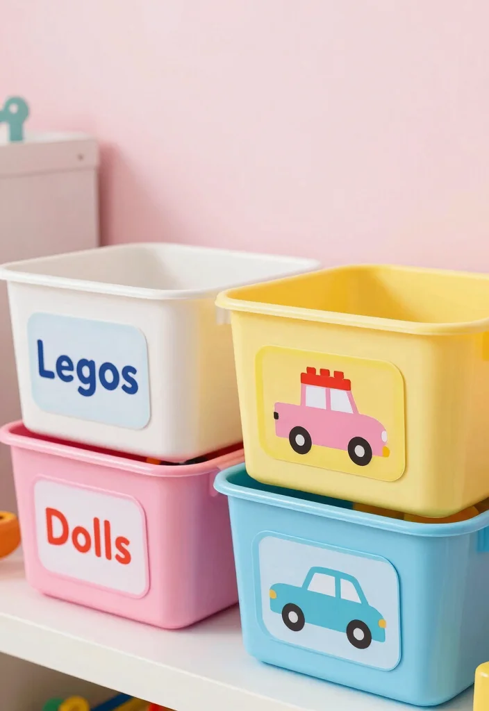 18 Toys Organization Ideas That Are Easy to Maintain 6 18 Toys Organization Ideas That Are Easy to Maintain 6. Creative Toy Labels 0