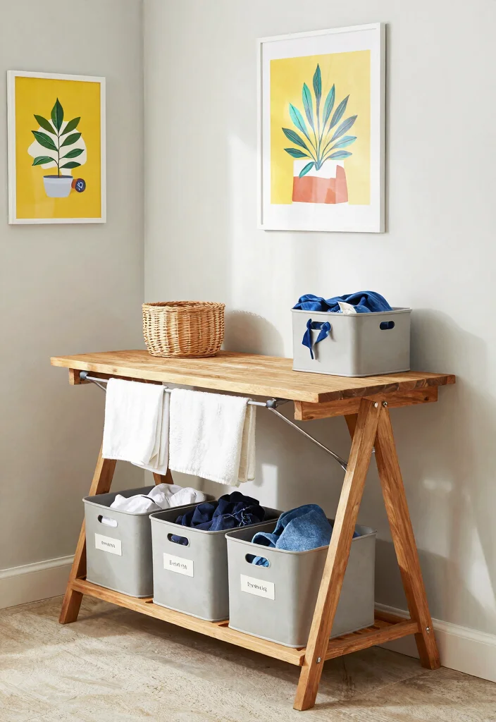 18 Unfinished Basement Ideas on a Budget That Actually Work 14 18 Unfinished Basement Ideas on a Budget That Actually Work 4. Functional Laundry Space 0