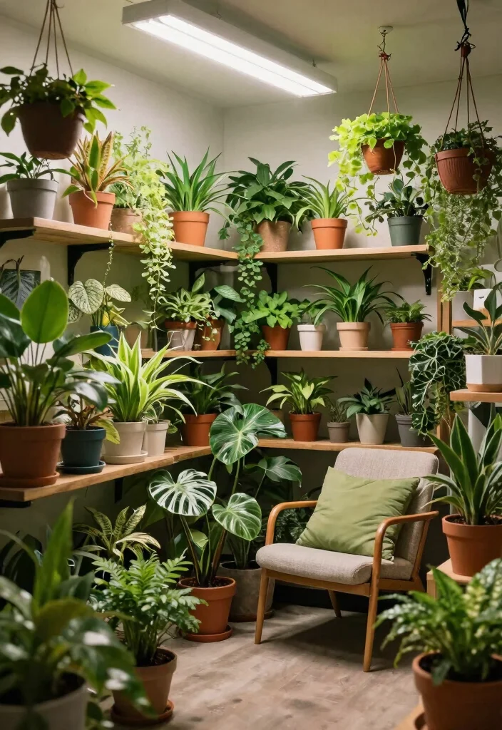 18 Unfinished Basement Ideas on a Budget That Actually Work 49 18 Unfinished Basement Ideas on a Budget That Actually Work 9. Garden Room 0