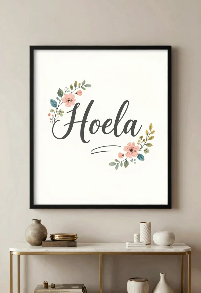 18 Wall Decor Ideas to Personalize Your Home Interior 44 18 Wall Decor Ideas to Personalize Your Home Interior 14. Personalized Name Art 0