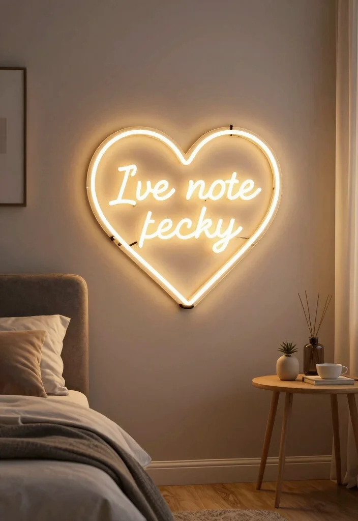 18 Wall Decor Ideas to Personalize Your Home Interior 67 18 Wall Decor Ideas to Personalize Your Home Interior 17. DIY Neon Sign 0
