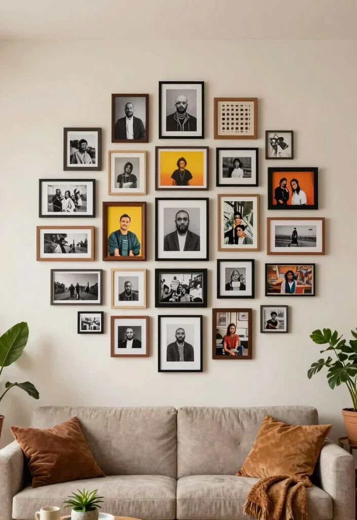 18 Wall Decor Ideas to Personalize Your Home Interior 26 18 Wall Decor Ideas to Personalize Your Home Interior 6. DIY Photo Collage 0